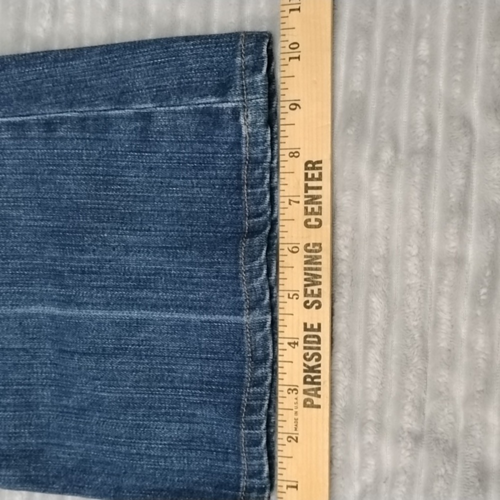 PAIGE Dark Blue Flare Jeans - Picture 10 of 14
